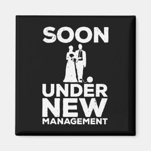Cooles Bachelor-Party-Design für Männer Jungen Gro Magnet