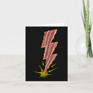 Cooles Bacon Design für Männer Frauen Kinder Fleis Karte
