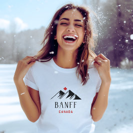 Cooles Banff Canada Mountains Ahornleaf Light Colo T-Shirt