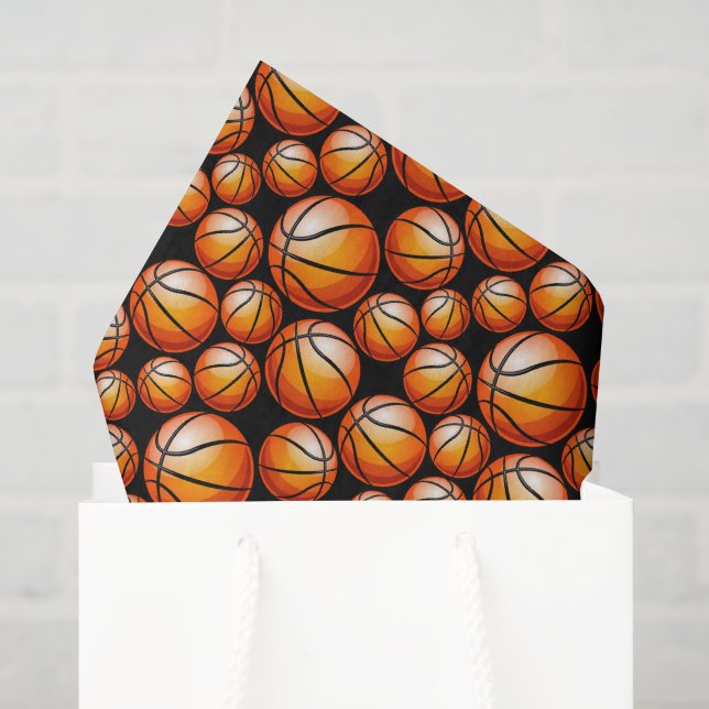 Cooles Basketball-Party Seidenpapier (Geschenktüte)