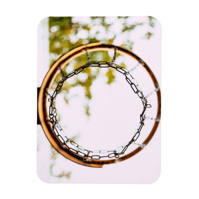 Cooles Basketballdesign Magnet (Vertikal)