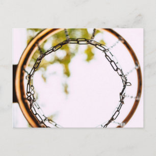 Cooles Basketballdesign Postkarte