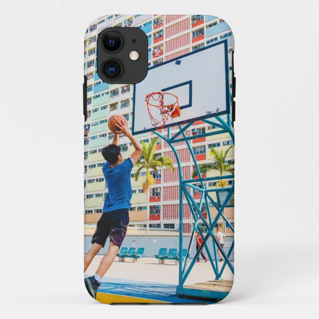Cooles Basketballgeschenk Case-Mate iPhone Hülle (Rückseite)