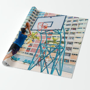 Cooles Basketballgeschenk Geschenkpapier