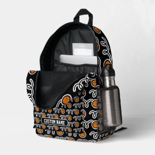 Cooles Basketballmuster, kundenspezifischer Kinder Bedruckter Rucksack