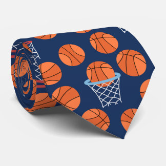 cooles Basketballsportmuster Krawatte
