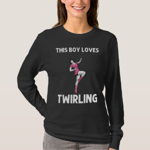Cooles Baton-Twirling für Jungen Kinder Twirler Ma T-Shirt