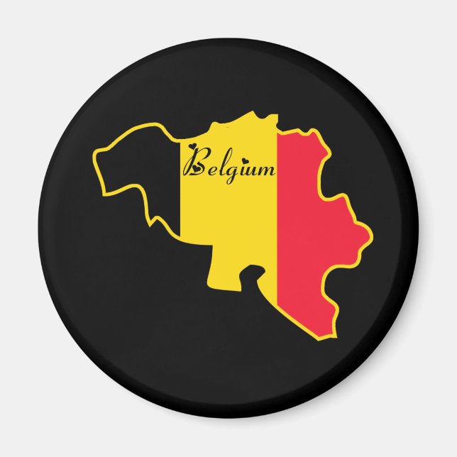 Cooles Belgien Magnet (Vorne)