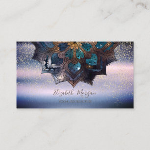 Cooles Berufliches Elegant Mandala, Confetti Yoga Visitenkarte