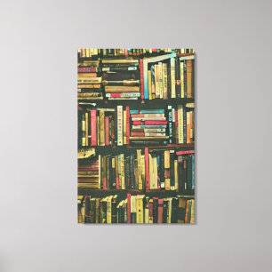 Cooles Bibliotheksgeschenk Leinwanddruck