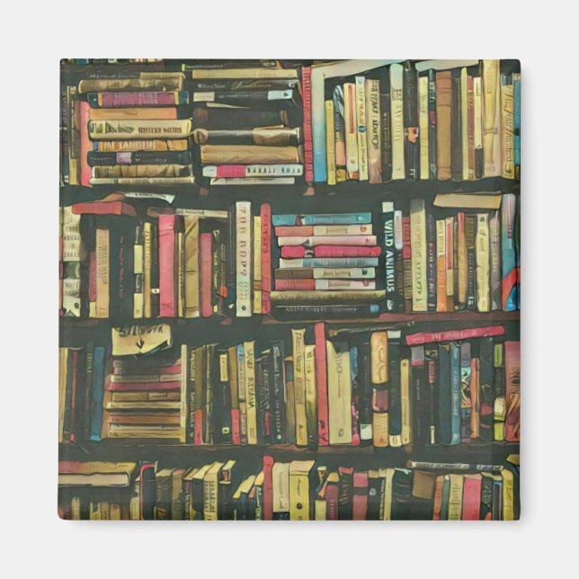 Cooles Bibliotheksgeschenk Magnet (Vorne)