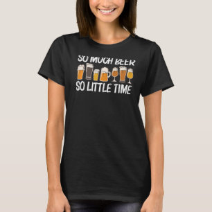 Cooles Bier für Männer Brauerei Bastgeflecht Liquo T-Shirt