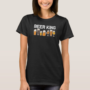 Cooles Bier für Männer Vater Brauerei gemalter Liq T-Shirt