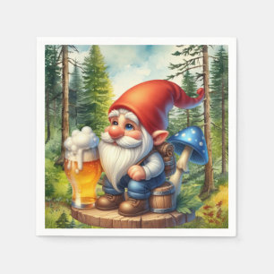 Cooles Bierknochen-Party Serviette
