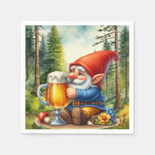 Cooles Bierknochen-Party Serviette