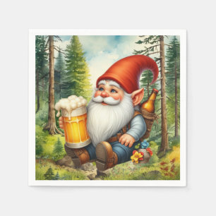 Cooles Bierknochen-Party Serviette