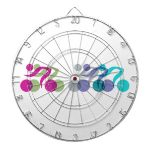 Cooles Bikerlogo Dartscheibe