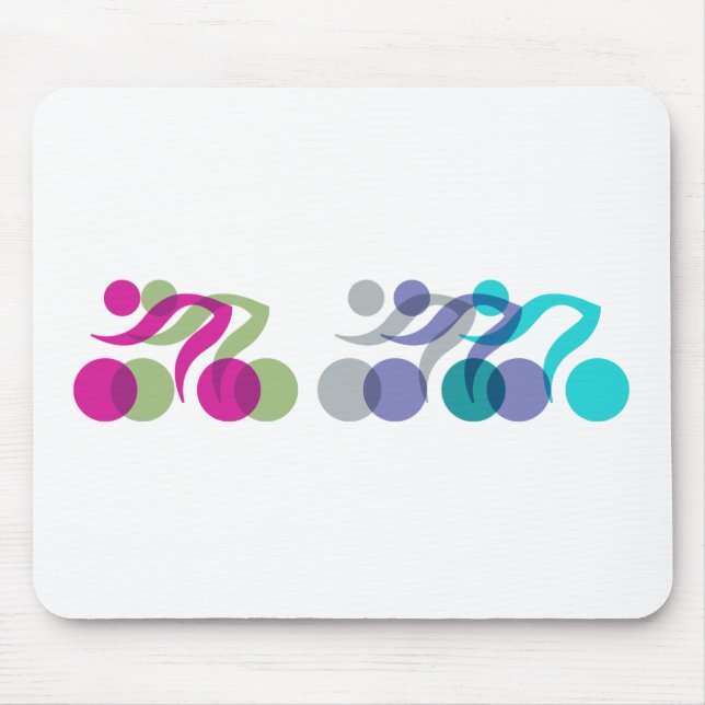 Cooles Bikerlogo Mousepad (Vorne)