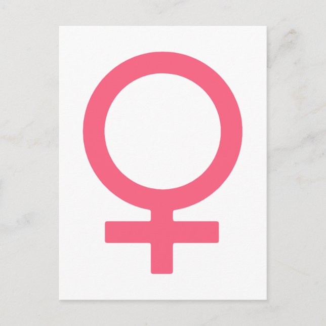 Cooles Bittersüßes Venus-Symbol Postkarte (Vorderseite)