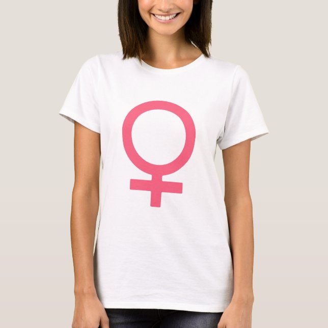 Cooles bittersüßes Venus-Symbol T-Shirt (Vorderseite)