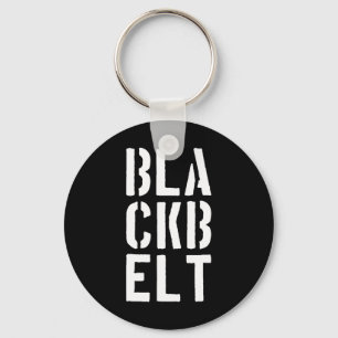 Cooles Blackbelt Martial Arts Geschenk Bold Black  Schlüsselanhänger