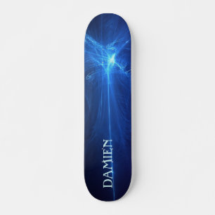 Cooles Blau Abstrakt Skateboard