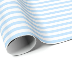 Cooles Blau Weißabstreifpapier Geschenkpapier