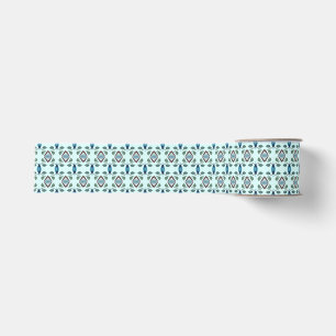 Cooles blaues Diamantmuster Ripsband