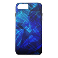 Cooles blaues Eis-geometrisches Muster
