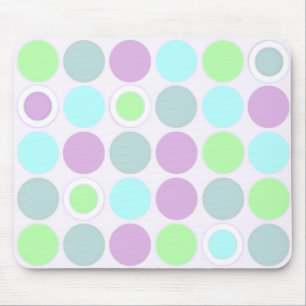Cooles blaues Grün KRW und lila Stellen Mousepad