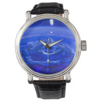 Cooles Blaues Wassertropfen