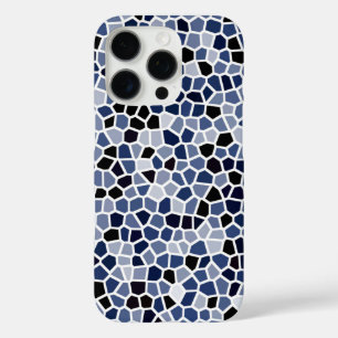 COOLES blaugestanztes Glasmuster iPhone 16 Pro Hülle
