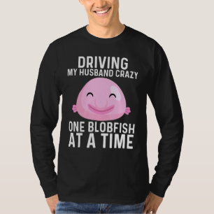 Cooles Blobefisch-Design für die Mama der Fischer T-Shirt