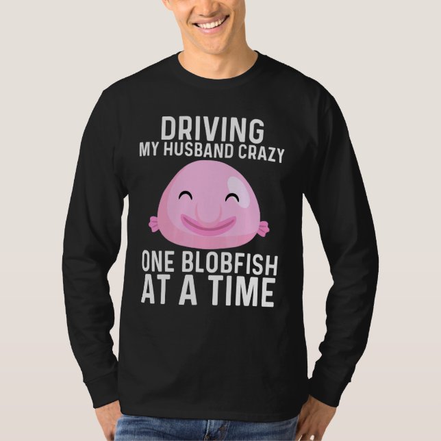 Cooles Blobefisch-Design für die Mama der Fischer T-Shirt (Vorderseite)