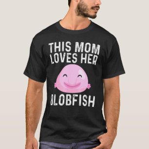 Cooles Blobfish-Design für Mom Mama Fischer Fish S T-Shirt