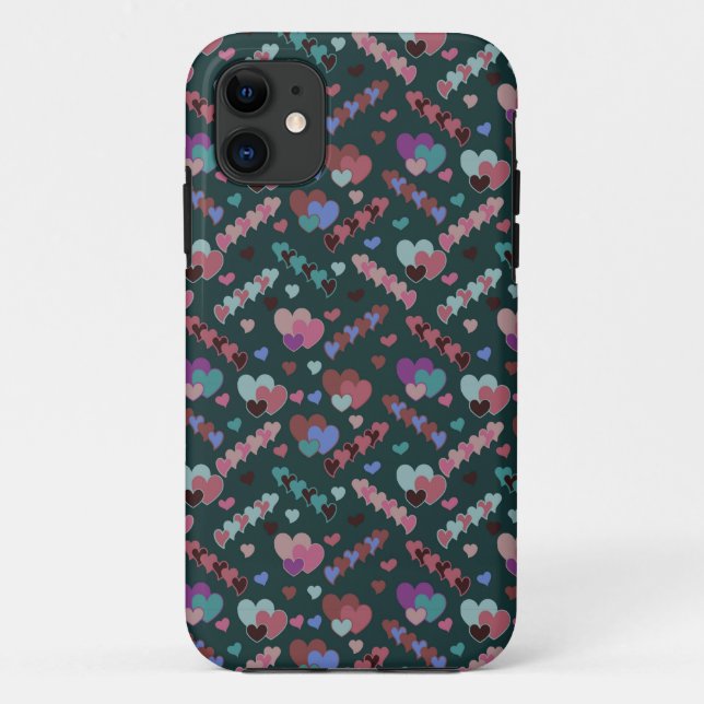 Cooles Blumenmuster Case-Mate iPhone Hülle (Rückseite)