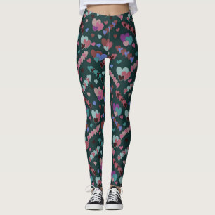 Cooles Blumenmuster Leggings