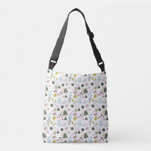 Cooles Blumenmuster Tragetaschen Mit Langen Trägern