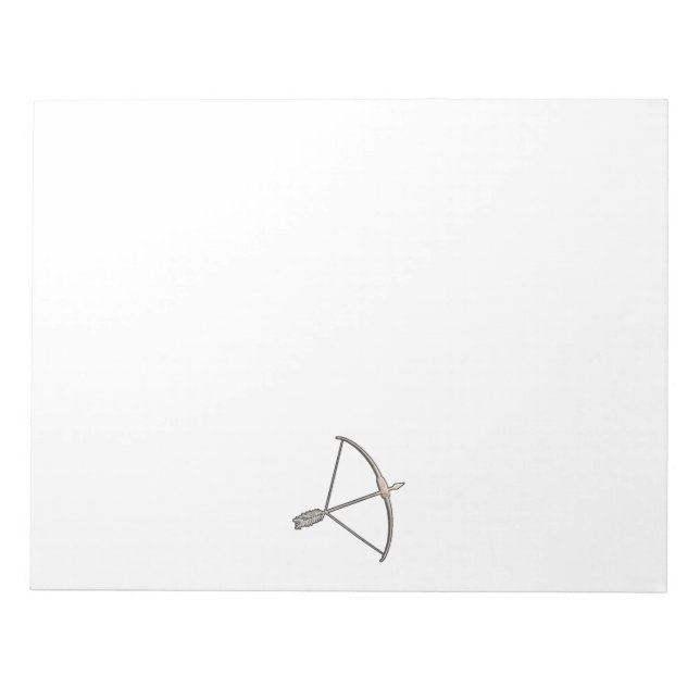 Cooles Bogenschießen Notizblock (Vorderseite)