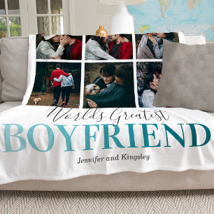 Cooles Boyfriend-Geschenk   WELTBESTES FOTO Fleecedecke