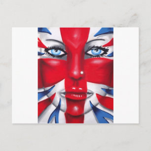 Cooles Britannia Postkarte