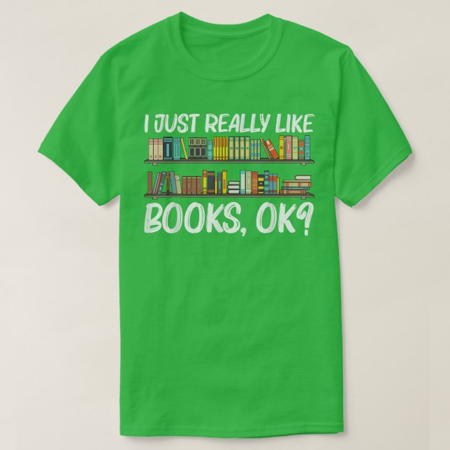 Cooles Buchdesign für Männer Buchwürmer Lesen T-Shirt (Design vorne)