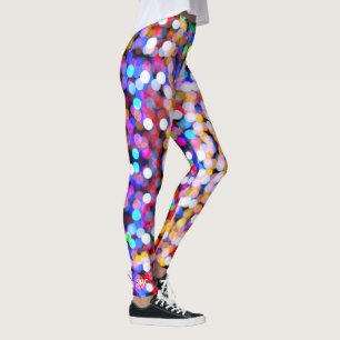 Cooles buntes Trendy mutiges Confetti Bokeh Leggings