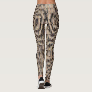 Cooles Burnt Tree Barke Texturmuster Leggings
