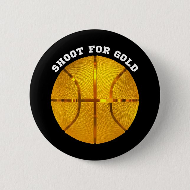 Cooles Bysketbyll Mvp Player Award Gewinner Team M Button (Vorderseite)