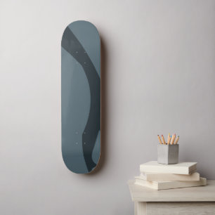Cooles Cadet Marble Blue Gray Skateboard