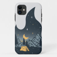 Cooles Camping Camper Feuer im Val Piora