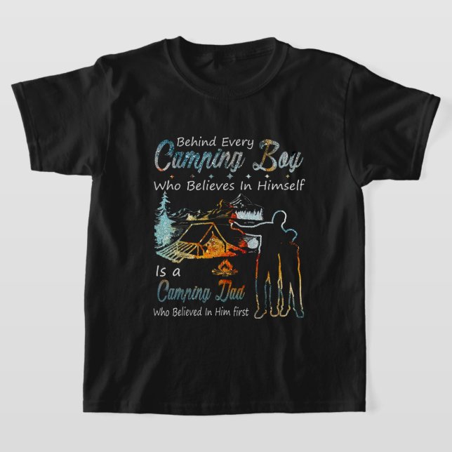 Cooles Camping Vater Wortart T-Shirt (Ablage )