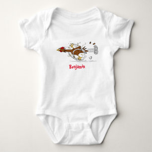 Cooles Cartoon mit lustiger Ausführung Baby Strampler