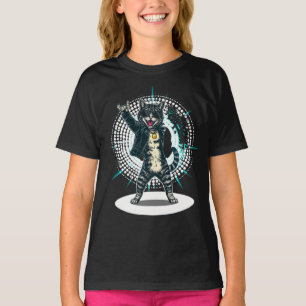 Cooles Cat Rock Dancer T-Shirt   Funny Animal Musi